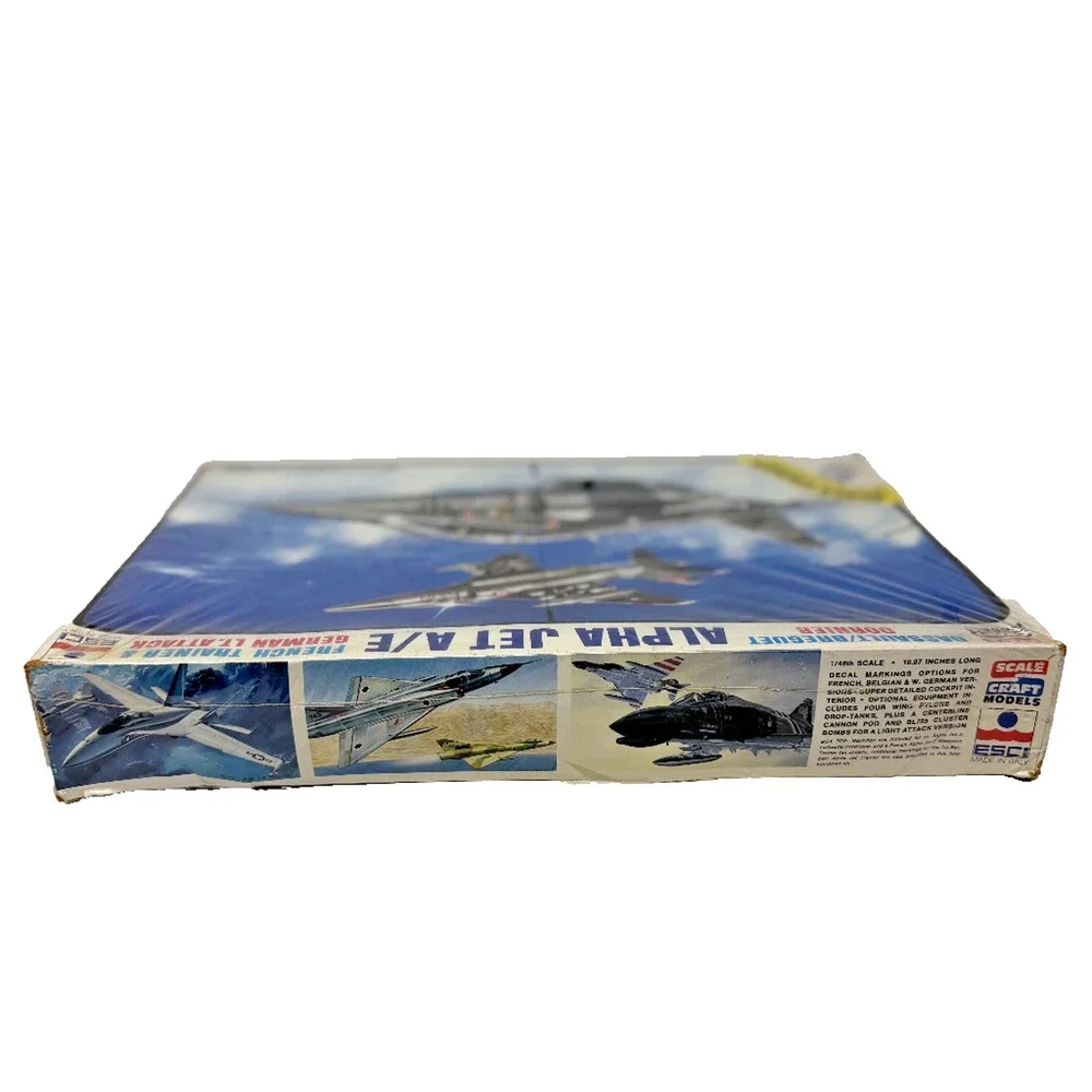 ESCI 4026 Alpha Jet A/E 1:48 Model Kit Vintage 1980s Sealed Italy